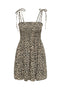 Front image of the Emma smock dress in leopard, by brand Only