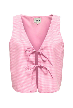 Front image of the Filucca life sl vest in pink, by brand Only