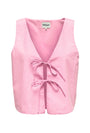 Image of FILUCCA LIFE SL VEST in pink, by brand ONLY