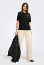 Image of HAPPY SS ONECK TEE in black, by brand ONLY