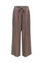 Front image of Harriet life loose pants in brown, by brand Only