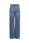Back image of the Hope mw wide jeans in denim, by brand Only
