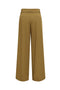 Back image of the Lavina hw belt wide pant in brown, by brand Only