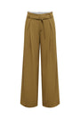 Image of LAVINA HW BELT WIDE PANT in brown, by brand ONLY
