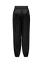 Back image of the Lindona balloon fit pants in black, by brand Only