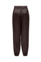 Back image of the Lindona balloon fit pants in chocolate, by brand Only