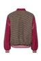 Back image of the Moreno bomber jacket in burgundy, by brand Only