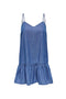 Front image of the Only nova azure dress in denim, by brand Only