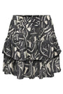 Image of NOVA LIFE SHORT RUFFLE SKIRT in beige, by brand ONLY