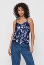 Image of NOVA LIFE VISCOSE PARIS SINGLET in navy, by brand ONLY