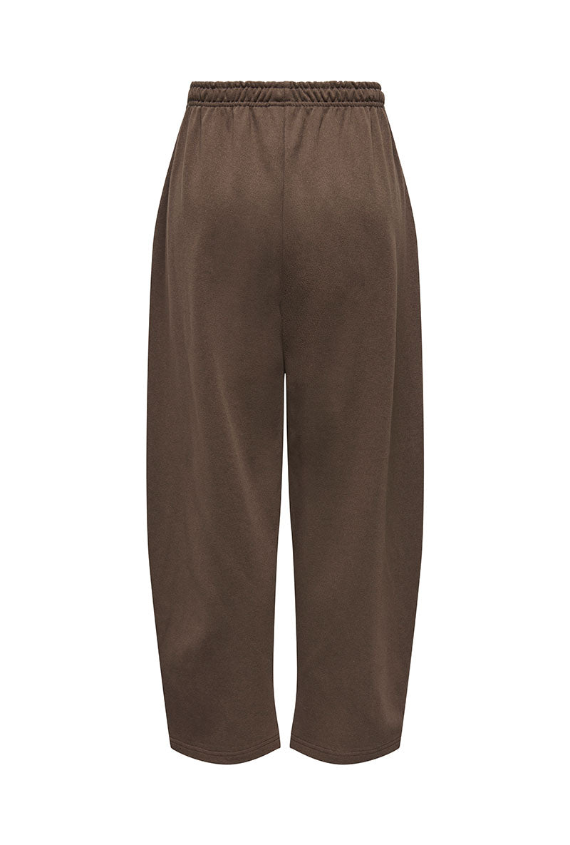Back image of Ofelia sweatpants in brown, by brand Only