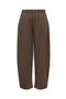 Front image of the Ofelia sweatpants in brown, by brand Only