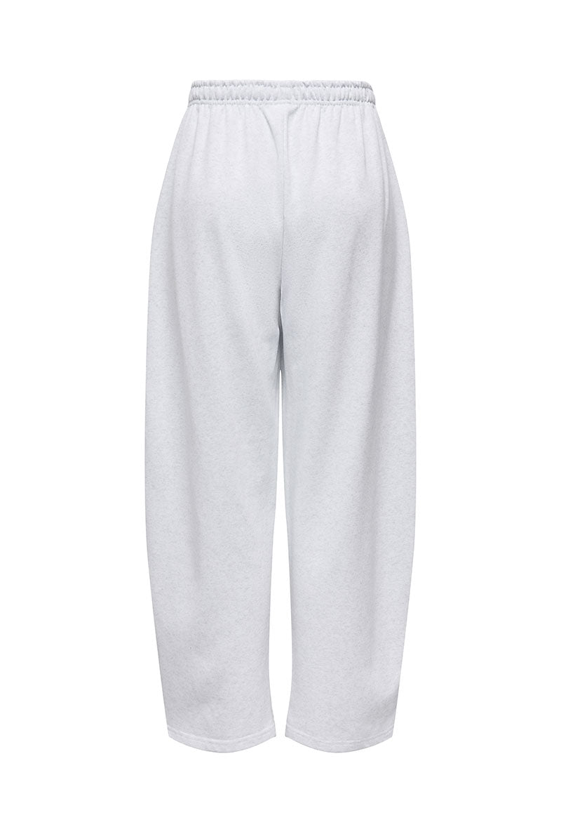 Back image of Ofelia sweatpants in light grey, by brand Only