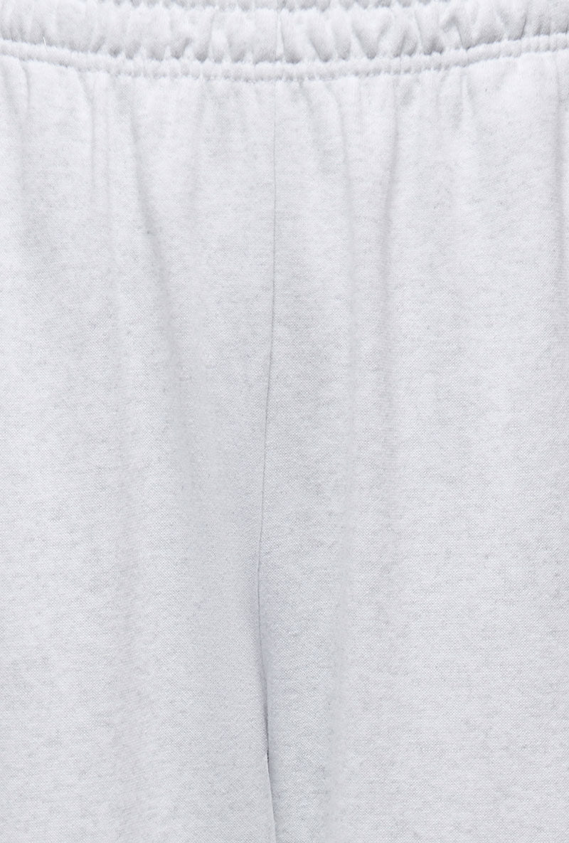 Detail image of Ofelia sweatpants in light grey, by brand Only