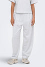 Image of OFELIA SWEATPANTS in light grey, by brand ONLY