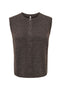 Front image of Olivia sl button vest in brown, by brand Only