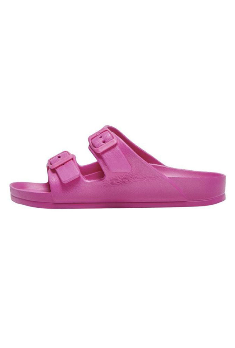 Side belt image of Cristy sandal in pink, by brand Only
