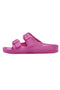 Side belt image of the Cristy sandal in pink, by brand Only