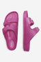 Front and sole image of the Cristy sandal in pink, by brand Only