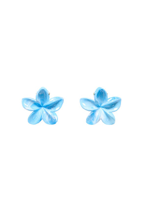 Front image of Orchid 2 pk mini hair clip in blue, by brand Only