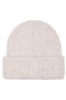 Back image of the Sara knit letter beanie in beige, by brand Only