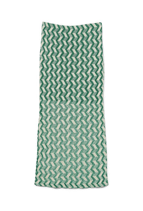 Front image of Tikka nw ankle skirt in green, by brand Vero moda