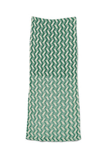 Front image of the Tikka nw ankle skirt in green, by brand Vero moda