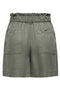 Back image of the Zanzi life shorts in olive, by brand Only
