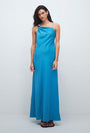 Image of NANA BEADED NECK MAXI DRESS in blue, by brand TOP SHOP