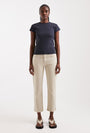 Image of ORSON MID RISE JEANS in beige, by brand TOP SHOP