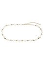 Image of AIDA CHAIN WAIST BELT in gold, by brand VERO MODA