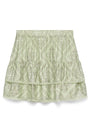 Image of BLISS H/W SHORT DETAIL SKIRT in green, by brand VERO MODA