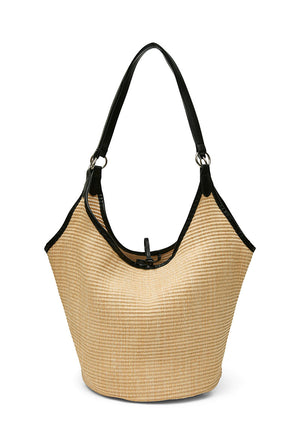 Front image of the Freja shoulder bag in natural, by brand Vero moda