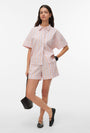 Image of GLOW HW SHORTS in pink, by brand VERO MODA