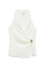 Image of KENIA HALTERNECK TOP in off white, by brand VERO MODA