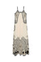 Front image of the Lalita zola ankle dress in beige, by brand Vero moda