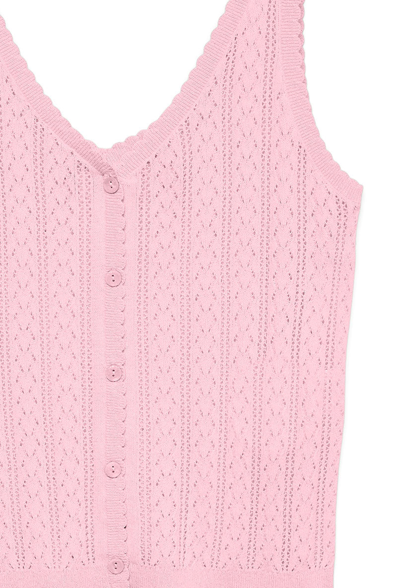 Detail image of Lux light s/l top in pink, by brand Vero moda
