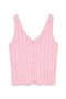 Front image of Lux light s/l top in pink, by brand Vero moda
