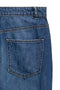 Pocket detail image of the Rae hw wide jeans in denim, by brand Vero moda
