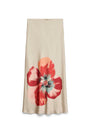 Image of REBA HIBISCA HW SKIRT in beige, by brand VERO MODA