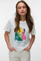 Front image of a model wearing Salli mette ss t in mul1, by brand Vero moda
