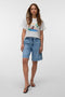 Front image of a model wearing the Salli mette ss t in mul2, by brand Vero moda
