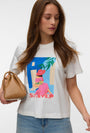 Image of SALLI METTE SS T in mul2, by brand VERO MODA