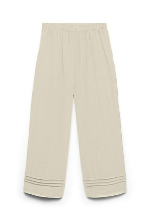 Front image of Alise mw ankle pant in beige, by brand Vero moda