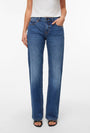 Image of ASTA LR BOOTCUT JEANS in denim, by brand VERO MODA