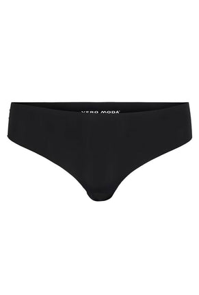 Front image of Dikte 3 pack brief in black, by brand Vero moda