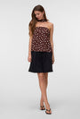 Image of ELISA SCARF TUBE TOP in chocolate, by brand VERO MODA