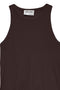 Detail image of the Irina oneck tank top in black, by brand Vero moda