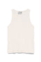 Front image of Irina oneck tank top in white, by brand Vero moda