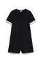 Front image of Jenna ss playsuit in black, by brand Vero moda